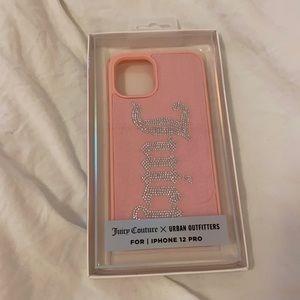 Juicy couture bling pink phone case